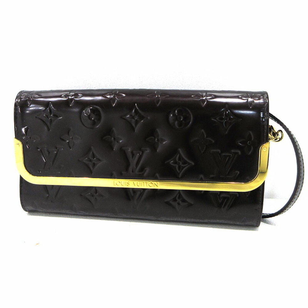 Louis Vuitton Monogram Vernis Patent Rossmore Handbag Bordeaux
